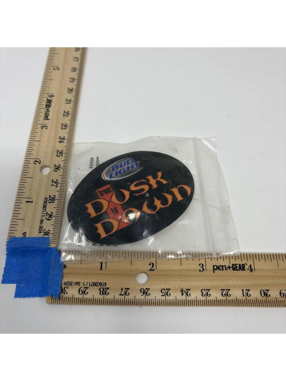 Bud Light From Dusk Til Dawn Light-Up Pin Breweriana Beer Collectible Sealed